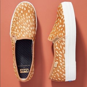 SALE!! KEDS x ANTHROPOLOGIE Triple Decker Leopard